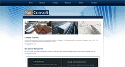 Desktop Screenshot of boe-consult.com